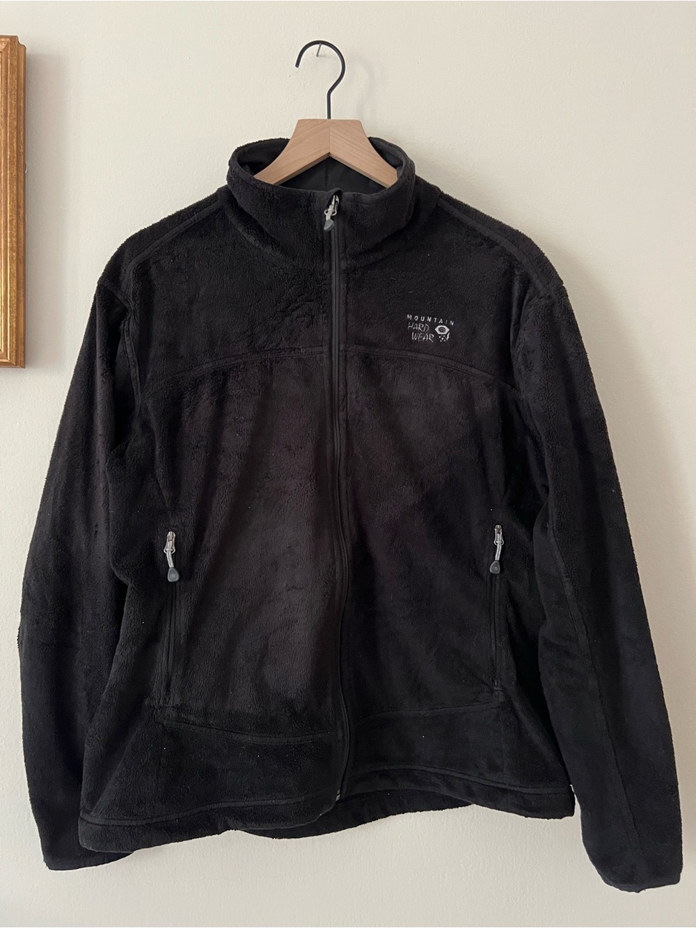 Mountain Hardwear Women’s Black Fleece Jacket – Size Large